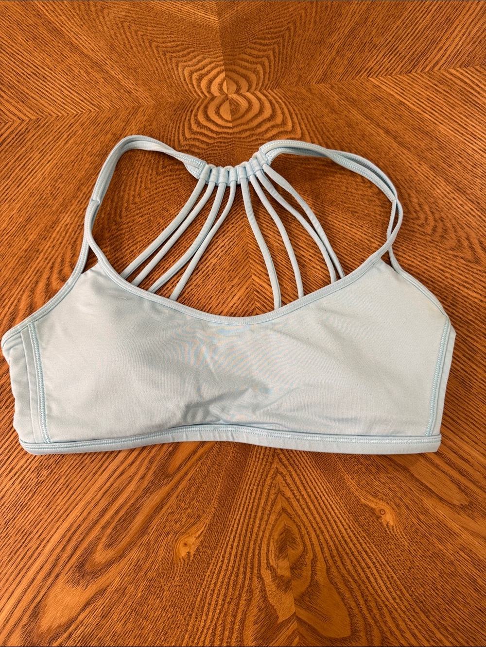 Lululemon Light Blue Strappy Bralette - Women's Intimates